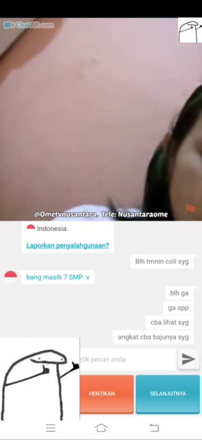 OmeTv dengerin percakapan nya